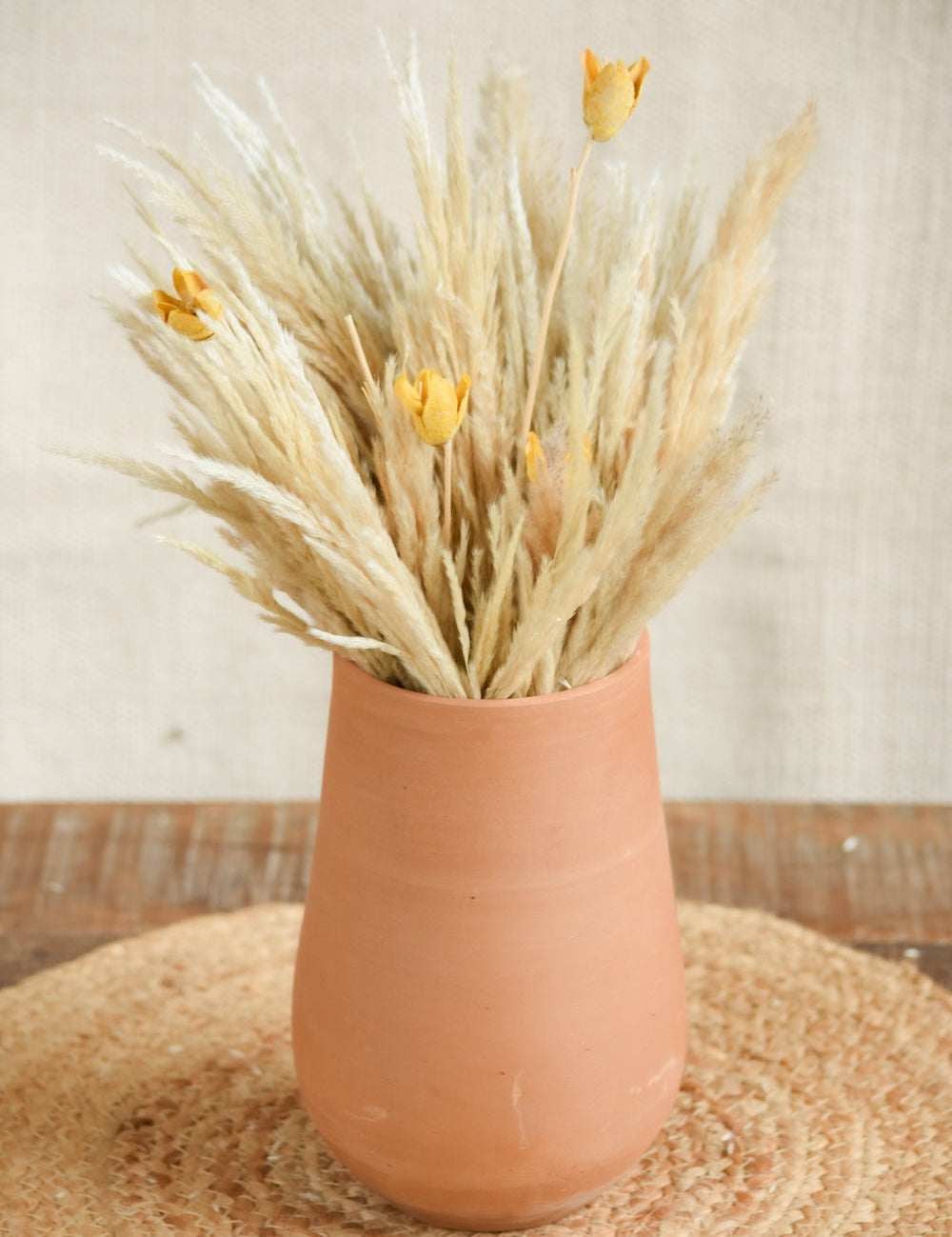 Ekaurr Terracotta Planter handmade earthy natural finish compact pot for succulents herbs and indoor tabletop use by Indian artisans