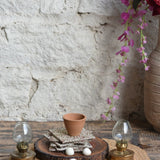 Ekaurr The Brocade Glow Collection Gift Set curated artisan gift set of brocade-textured home decor pieces with glowing candlelight accessories and complimentary greeting card, luxurious sustainable gifting for home styling and festive occasions