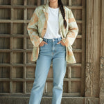 Ekaurr The Legacy Thread Blazer handcrafted artisan blazer in heritage kantha or upcycled fabric with a legacy thread embroidered or stitched surface, slow fashion statement outerwear for conscious women's styling