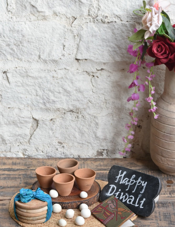 Ekaurr Timeless Serveware Gift Set curated artisan gift set of handcrafted terracotta or ceramic serving pieces in timeless natural forms with complimentary greeting card, thoughtful sustainable gifting for conscious kitchens and home dining