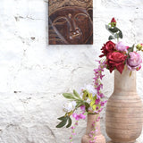 Ekaurr Tranquil Wisdom wall art in calm meditative tones depicting a serene spiritual figure or symbolic composition, handcrafted home decor for meditation corners living rooms and mindful interior spaces