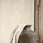 Ekaurr Vintage Brass Planter with aged patina and unique wear repurposed as a statement decorative pot for shelves and interiors