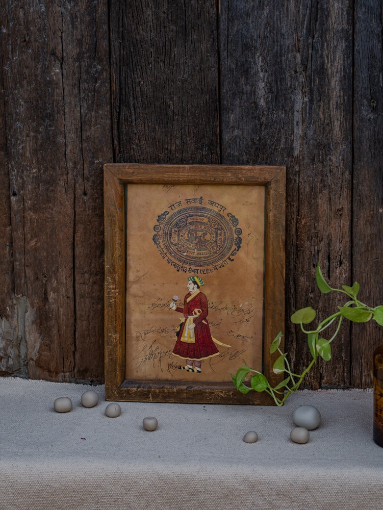Ekaurr Vintage Stamp Wall Art decorative wall art featuring framed vintage postage stamp motifs or replica stamps in an aged collector-style display, artisan nostalgic home decor for studies living rooms and heritage-inspired interiors