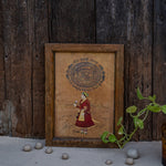 Ekaurr Vintage Stamp Wall Art decorative wall art featuring framed vintage postage stamp motifs or replica stamps in an aged collector-style display, artisan nostalgic home decor for studies living rooms and heritage-inspired interiors