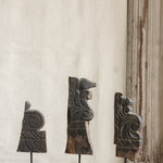 Ekaurr Vintage Toda Brackets – Closeup of Intricate Wood Carving Detail on Antique Decorative Brackets