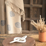 Ekaurr Wooden Chaklota Riser – Vintage Handcrafted Wooden Display Stand for Plants or Sculptures, Rustic Décor