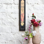 Ekaurr Slim Ganesha Wall Frame elegant elongated framed artwork of Lord Ganesha in a refined composition, spiritual home decor for narrow walls entryways pooja rooms and auspicious home spaces