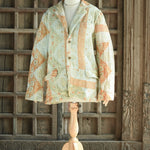 Ekaurr The Legacy Thread Blazer handcrafted artisan blazer in heritage kantha or upcycled fabric with a legacy thread embroidered or stitched surface, slow fashion statement outerwear for conscious women's styling