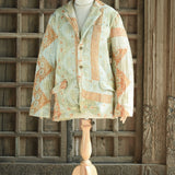 Ekaurr The Legacy Thread Blazer handcrafted artisan blazer in heritage kantha or upcycled fabric with a legacy thread embroidered or stitched surface, slow fashion statement outerwear for conscious women's styling
